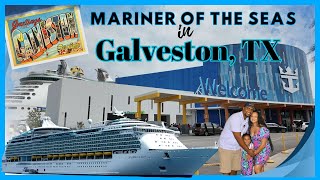 BOARDING DAY ON MARINER OF THE SEAS IN GALVESTON royalcaribbean marineroftheseas galvestontexas [upl. by Vlad574]