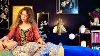 ASMR Reiki  Real Person Energy Healing Session for Sleep meditation music relaxing hand movement [upl. by Mose]