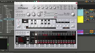 Paseando por Roma  Soda Stereo Sintetizador Secuencia Roland TB303 [upl. by Amein]