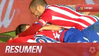 Resumen de Sporting de Gijón 21 Atlético de Madrid [upl. by Norehs]