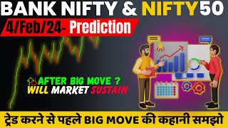 Bank Nifty amp Nifty 50 Prediction for Monday 4FEB  bankniftytomorrow [upl. by Nosoj]