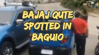 Bajaj qute in Baguio [upl. by Senoj368]