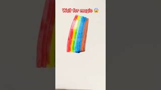 DIY Rainbow🌈 Man art art shorts kids ytshorts creative ytshortsindia howtodraw kidsvideo [upl. by Nnaerb]