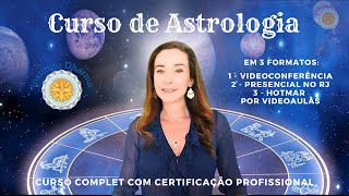 Curso Completo de Astrologia  Formação Profissional [upl. by Haridan]