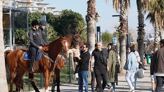 Yılbaşı yoğunluğunun yaşandığı Antalyada yazdan kalma gün yaşanıyor [upl. by Lyred69]