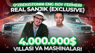 OZBEKISTONNI ENG BOY FERMERI REAL SANJIK exclusive [upl. by Lahey775]