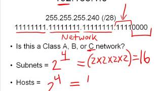 16 How to Find the Number of Subnets Valid Hosts [upl. by Hamon274]