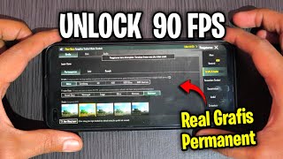 REAL GRAFIS ‼️ CARA UNLOCK 90FPS PERMANENT DI HP ANDROID YANG BELUM SUPPORT [upl. by Dreyer]