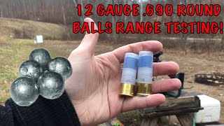 690 Roundballs  Smoothbore Rifled Choke Rifled Barrel Range Testing [upl. by Lledualc]