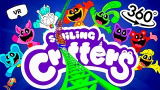 VR 360° Smiling Critters Roller Coaster in VR 360 Video [upl. by Eterg]