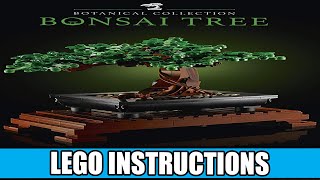 LEGO Instructions – Bonsai Tree – 10281 LEGO CREATOR EXPERT [upl. by Leiser]