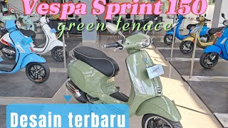 vespa sprint 150 terbaru green tenacearmy [upl. by Noit]