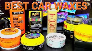 WAX The BEST Car Waxes Tested  Top Carnuaba amp Polymer Waxes No Ceramics [upl. by Bordie340]