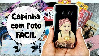 FAÇA CAPINHA COM FOTO PERSONALIZADA EM CASA  IDER ALVES [upl. by Nilac]