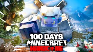 I Survived 100 Days in THE HIMALAYAS in Hardcore Minecraft [upl. by Lorant]