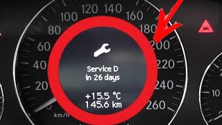 How to Reset Service Reminder Mercedes Benz EClass W211  Reset Service Indicator W211 W219 [upl. by Nosae489]