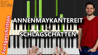 Annenmaykantereit  Schlagschatten  Piano Tutorial  German [upl. by Florin]