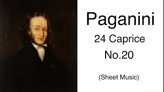 Paganini 24 Violin Caprice No20 [upl. by Yeca]