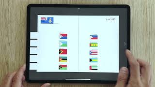 Flags of the World 2 The Digital Interactive PopUp Book [upl. by Auhel]