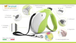 Ferplast AMIGO  Retractable leash [upl. by Erlina]