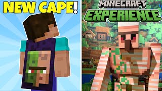 Mojang Added a NEW CAPE Can you get it Minecraft Experience Villager Rescue Review [upl. by Sandeep]