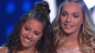 Mackenzie and Sage Samba Performance w score  DWTS Junior [upl. by Sontag326]