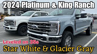 2024 Ford Super Duty Platinum amp King Ranch Comparison [upl. by Eslehc662]