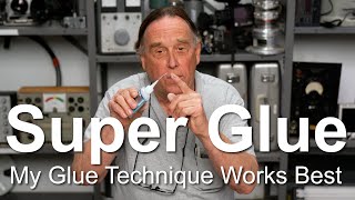 How To Crazy Glue Superglue Wood Rubber Leather Drywall Fix anything with CA CyanoAcrylate [upl. by Barthel]