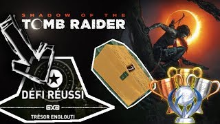 Shadow of the Tomb Raider  DÉFI TRÉSOR ENGLOUTI Guide trophée 8 [upl. by Gabriella234]