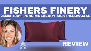 Fishers Finery 25mm 100 Pure Mulberry Silk Pillowcase Good Housekeeping Winner REVIEW [upl. by Nagyam]