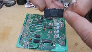 Bally AS251835 MPU Pinball Machinr EPROM Update Grade [upl. by Elleuqram352]