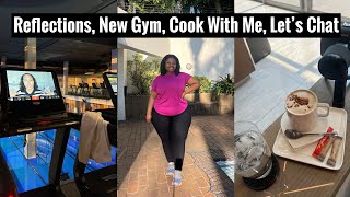 Vlog  Living in My Dreams Reflections New Gym Cook With Me amp More [upl. by Aisorbma]