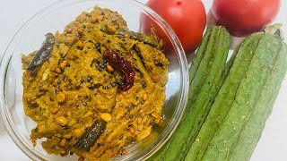 Beerakaya Pachadi Recipe👌😋Ridge Gourd Chutney Recipe [upl. by Jakob]