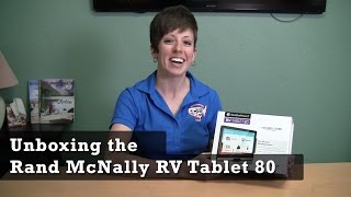 Unboxing the RV GPS Tablet 80 by Rand McNally [upl. by Leila]