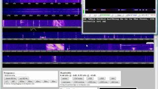 Decoding Morse Code transmission from live radio broadcast [upl. by Eilagam401]