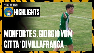 Monforte S Giorgio VDM vs Città di Villafranca Coppa Italia Promozione  Andata primo turno [upl. by Acenahs]