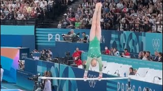 Kaylia Nemour 🇩🇿 HUGE 15600 Uneven Bars Qualifications  Olympic Games Paris 2024 [upl. by Solraced663]