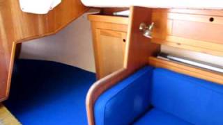 Omega 30S Sailboat interior [upl. by Tildie]