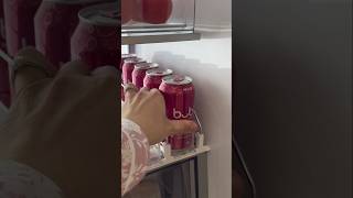 Fridge restock ASMR 🏘️ restock asmr refill fridge shorts [upl. by Winnah]