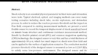 Energy Efficient Deployment and Resource Allocation for O RAN Enabled UAV Assisted Communication [upl. by English]