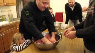 Ginos Family Making Meatballs [upl. by Amie]