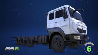 TATA Motors – BS6  MAV 35T Rigid Truck  12wheeler [upl. by Enaitsirhc]