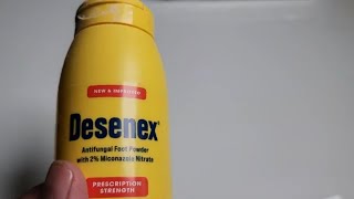 Desenex AntiFungal Foot Powder Cures Most Athlete’s Foot 2 Miconazole Nitrate Helps Relieve [upl. by Josefa]