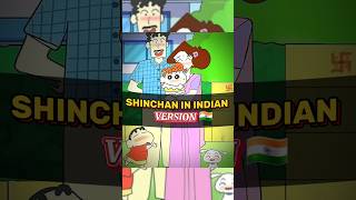 SHINCHAN IN INDIAN VERSION 😎🔥anime edit child india version shinchan verse subscribe shorts [upl. by Nnaoj]