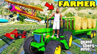 Franklin Started A Big Farming Business In GTA 5  SHINCHAN and CHOP [upl. by Halullat]