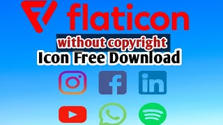 How To Use Flaticon  100 Free icons  Flaticon Tutorial [upl. by Eerdna943]