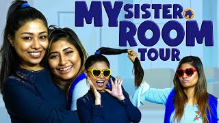 My Sister Room Tour 🏠💜👩‍❤️‍💋‍👩  Sunita amp Nandita  Sunita Xpress [upl. by Musihc900]