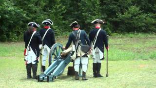 Cannon firing at site of the Battle of Cowpens in South Carolina [upl. by Lamarre697]