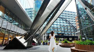 4K City of London Skyscrapers  Spitalfields  Walking Tour [upl. by Hauger754]