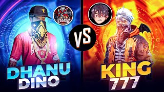 Dhanu Dino Vs King 777 1Vs1 Clash Squad Mobile Vs Pc Pro Gameplay In Free Fire In Telugu [upl. by Annaihr]